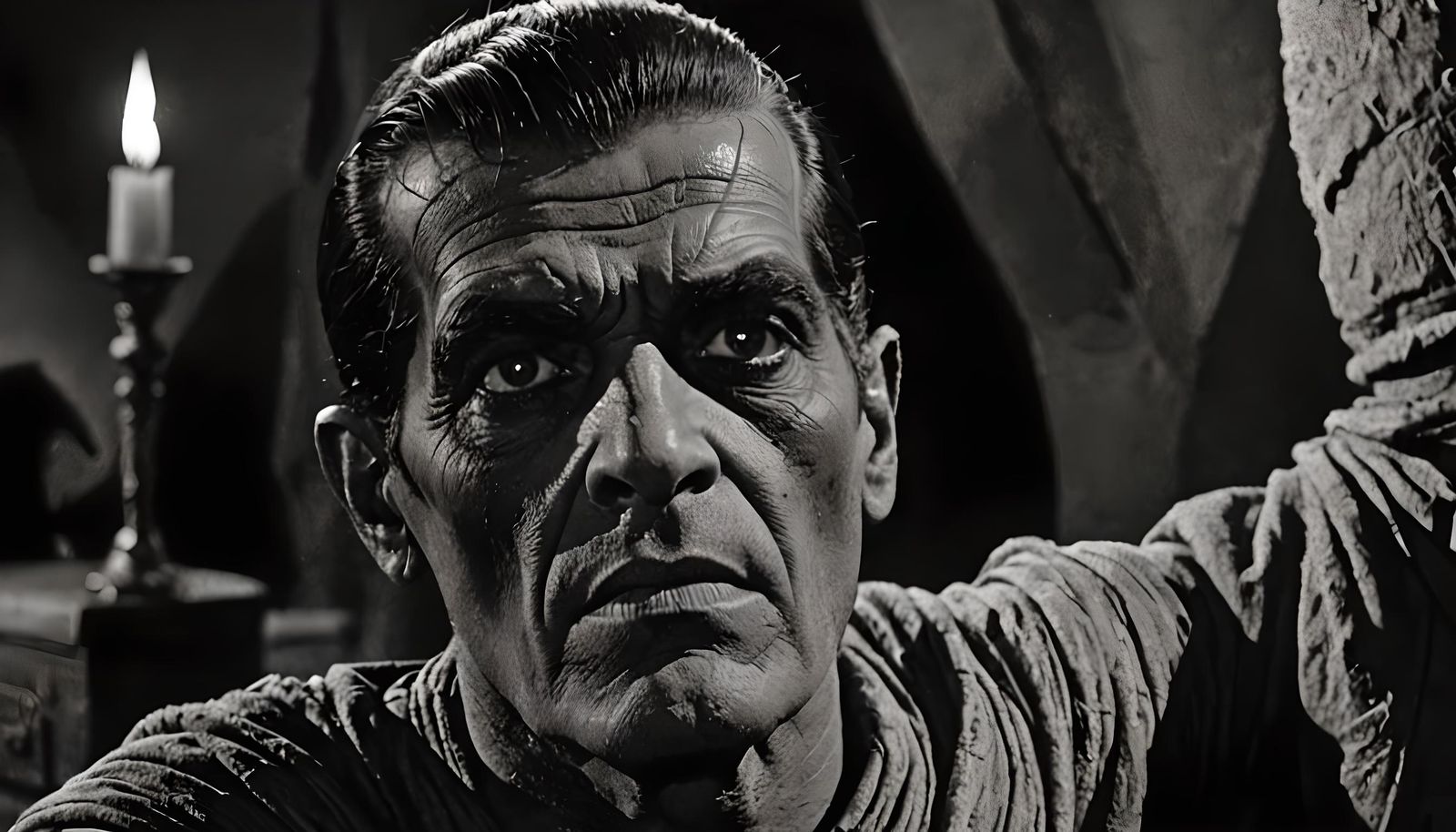 High Definition Mummy in Classic Horror Style