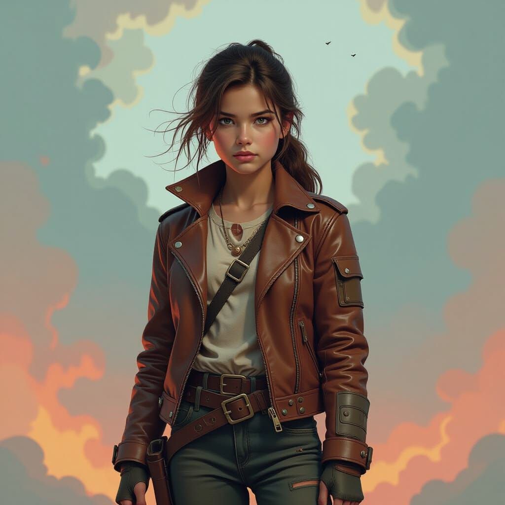 Elara Wren Between Worlds: Hyperrealistic Digital Art