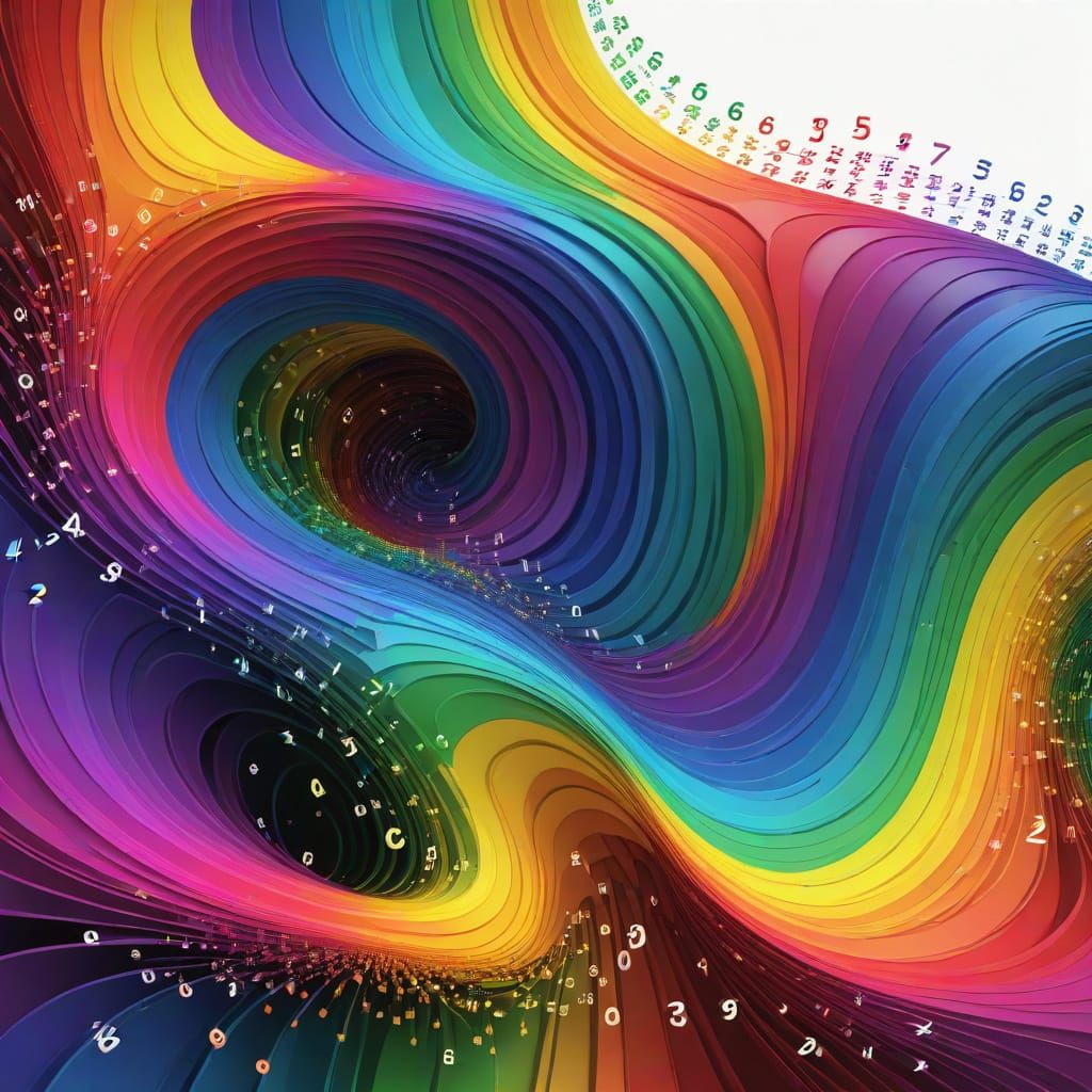 Vibrant Algorithmic Rainbow