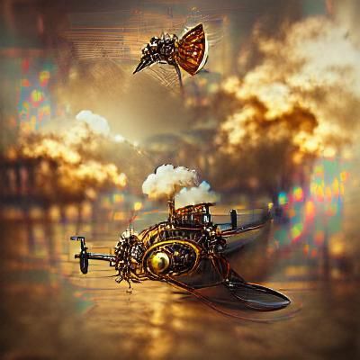 Iron Butterfly AI Generated Image