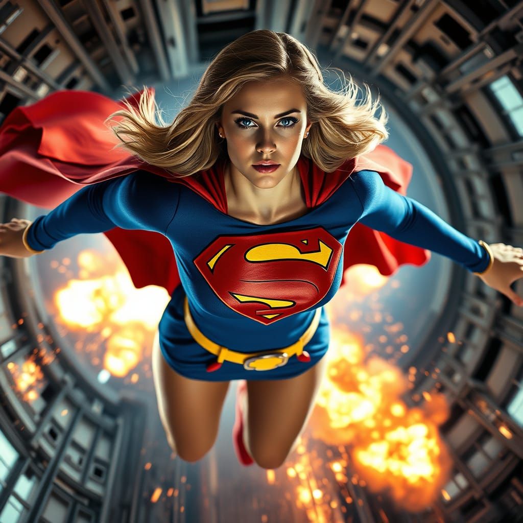 Supergirl Exploits Kryptonian Spaceship in Epic Cinematic St...