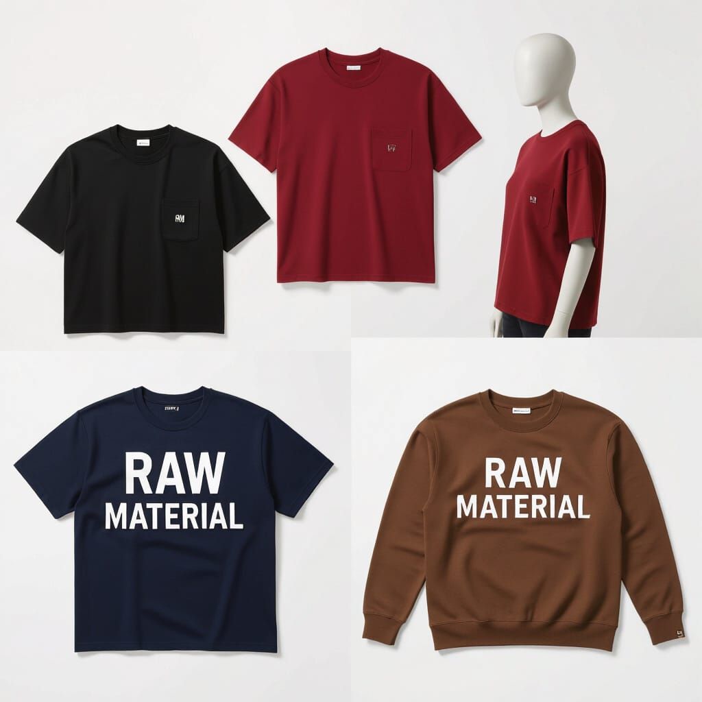 Unisex Oversized T-Shirt Mockup with Logo