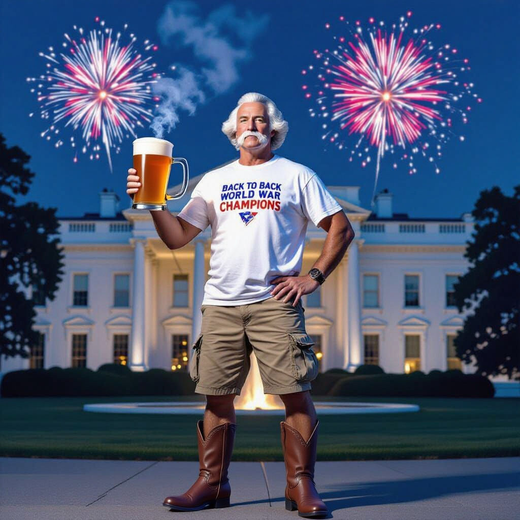 George Washington Celebrates 4th of July