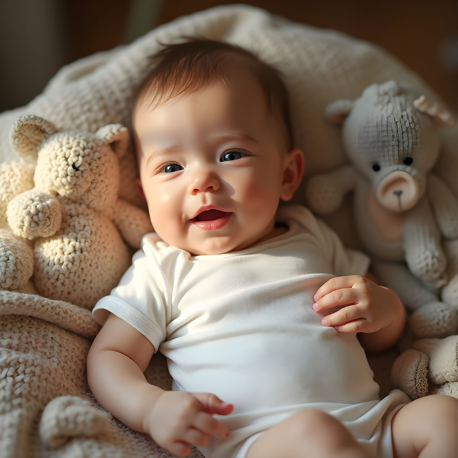 Hyperrealistic Baby Portrait Inspired by Paul Walker