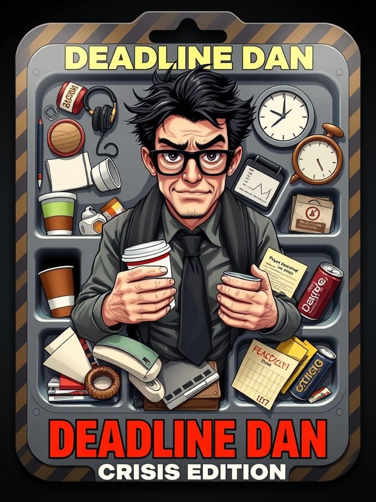Deadline Dan in Crisis: A Satirical Realism Masterpiece