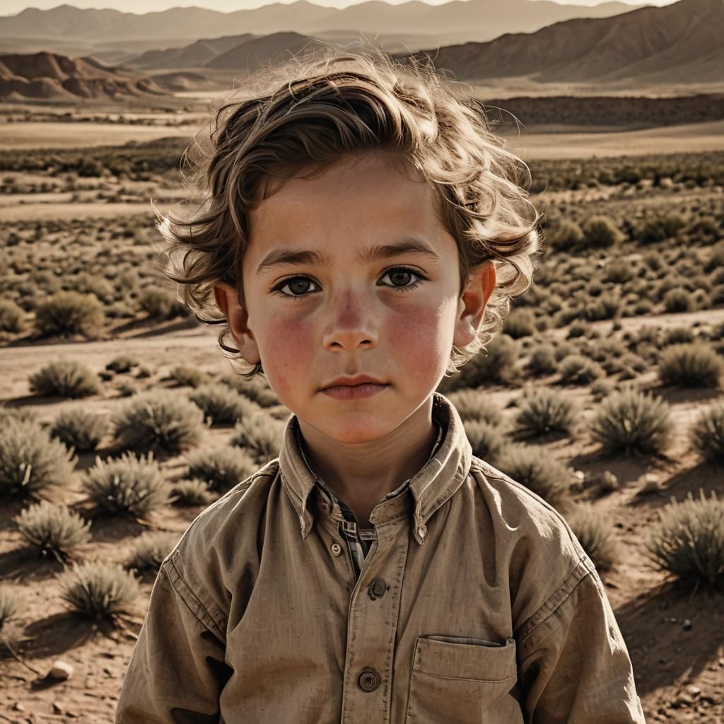 Portrait of a Boy in New Mexico, 1916