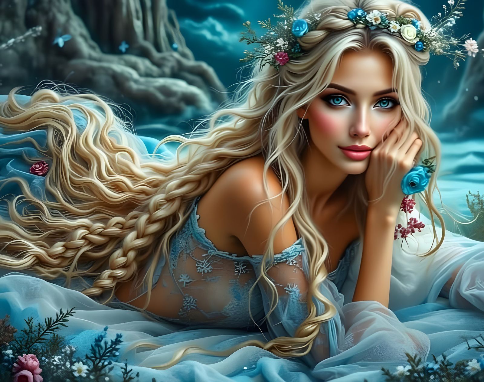 Gná, Norse Goddess, Errand Rider of Frigg, Under Stars