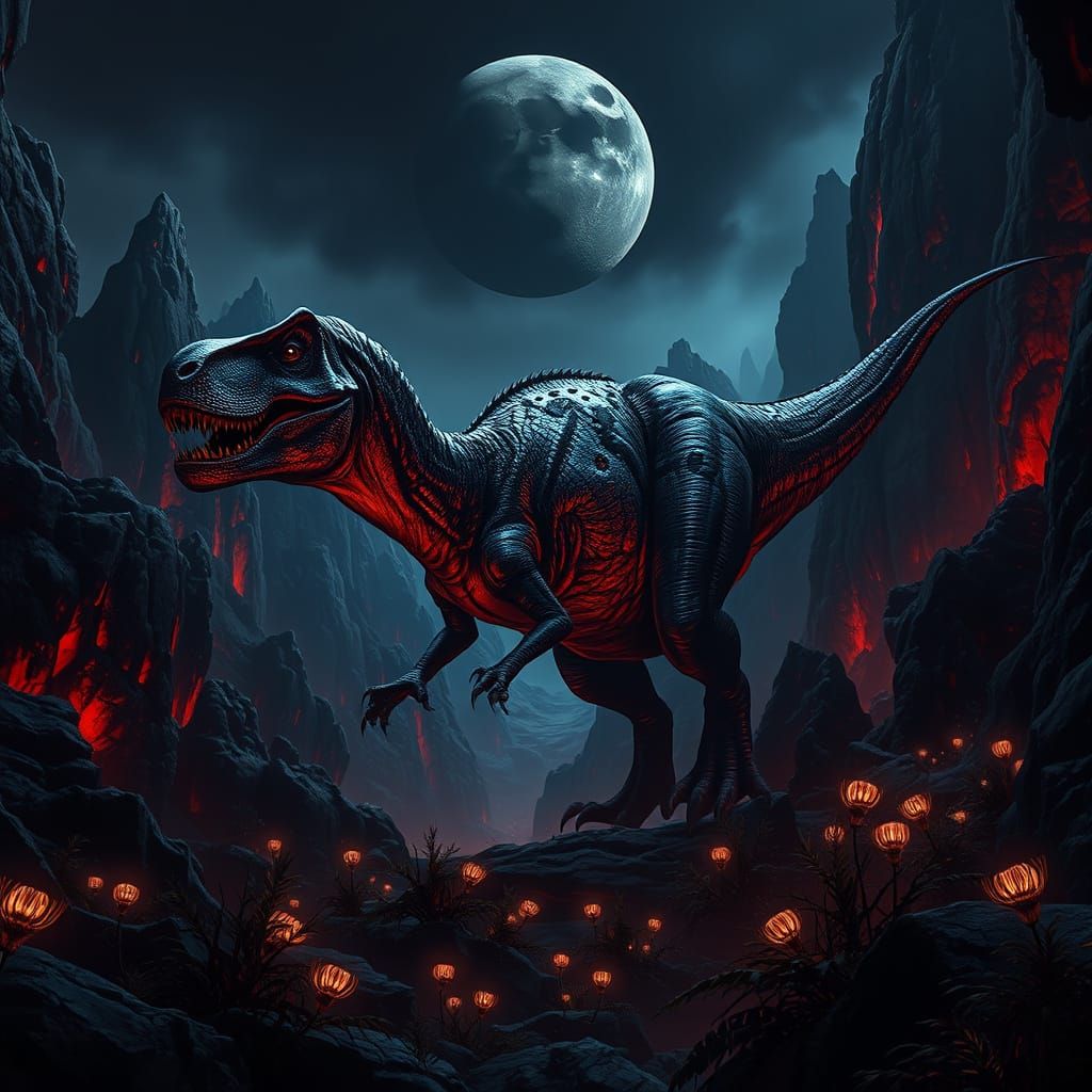 Colossal T-Rex in Twilight Valley