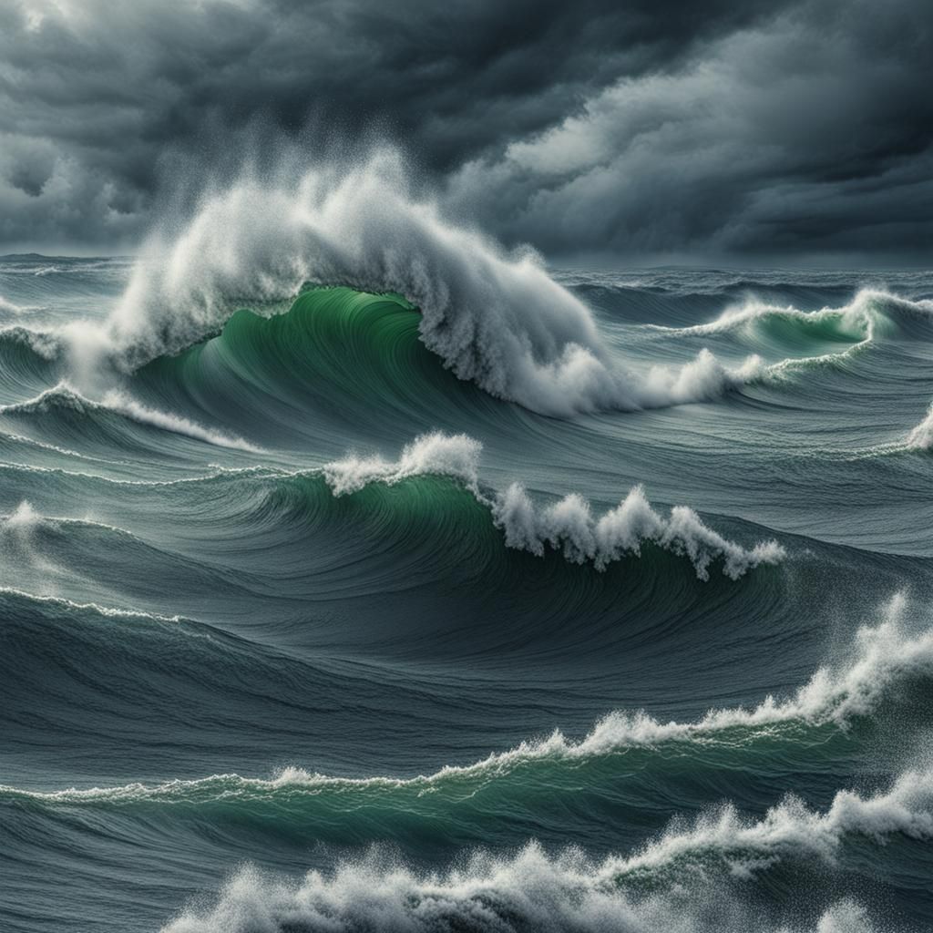 Hyperdetailed 4K Image of Nature's Fury