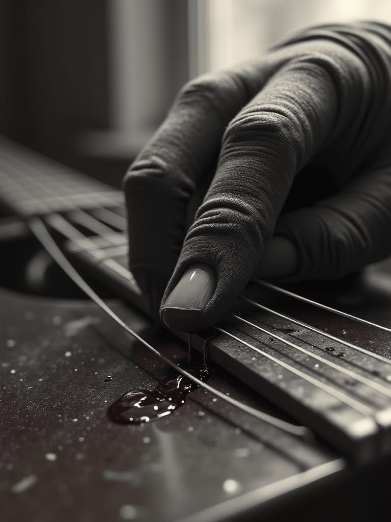 Bleeding Harmony in Charcoal