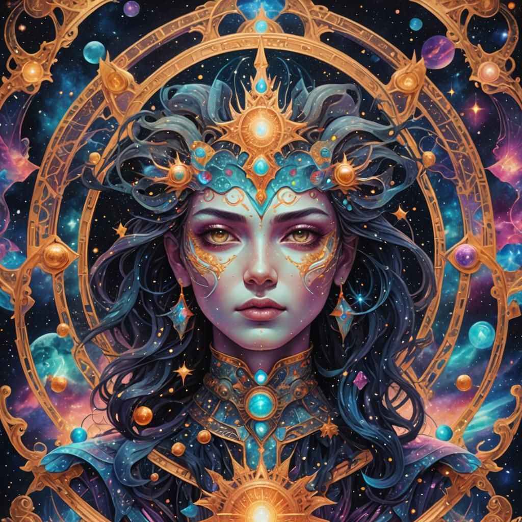 Holographic Astral Kingdom by Pablo Amaringo, 8K