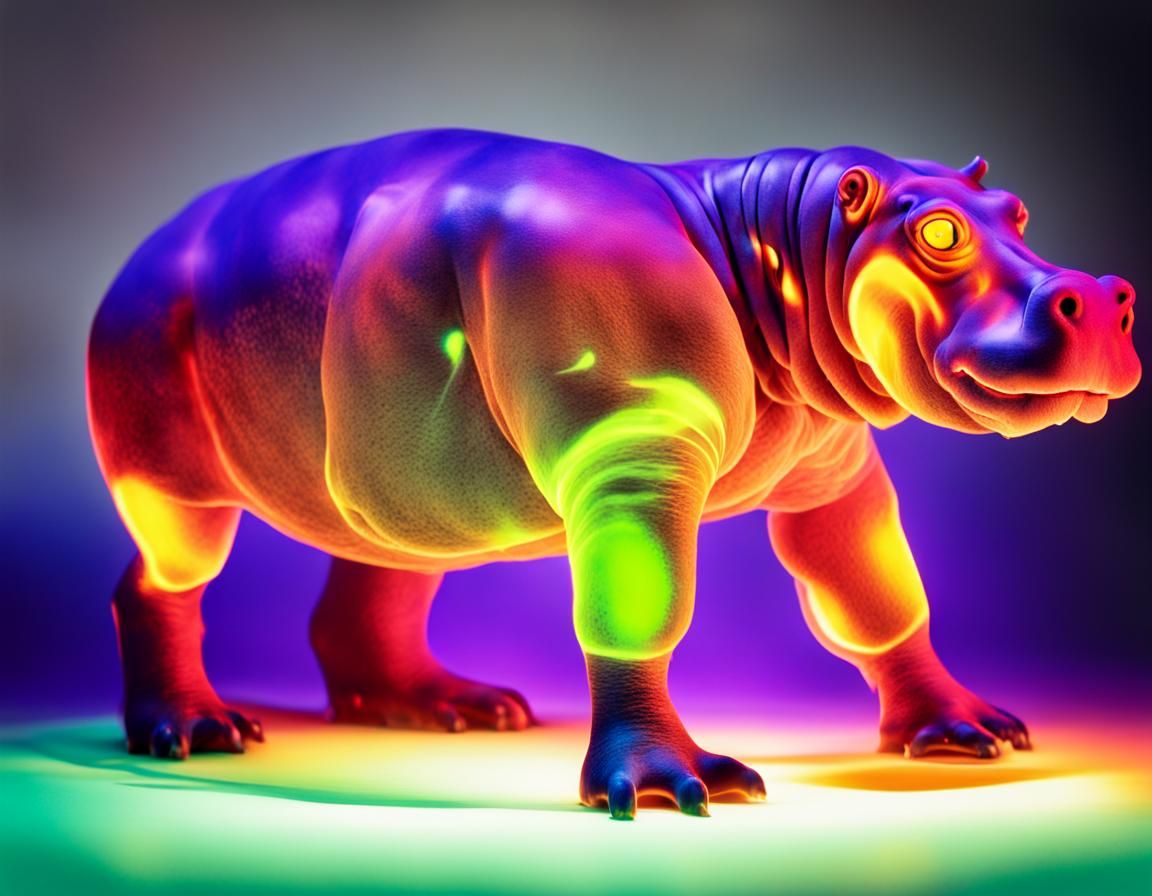 Ultraviolet Hippopotamus