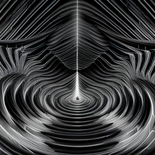 Hypnotic Psychedelic Pattern in 3D, 8K Resolution