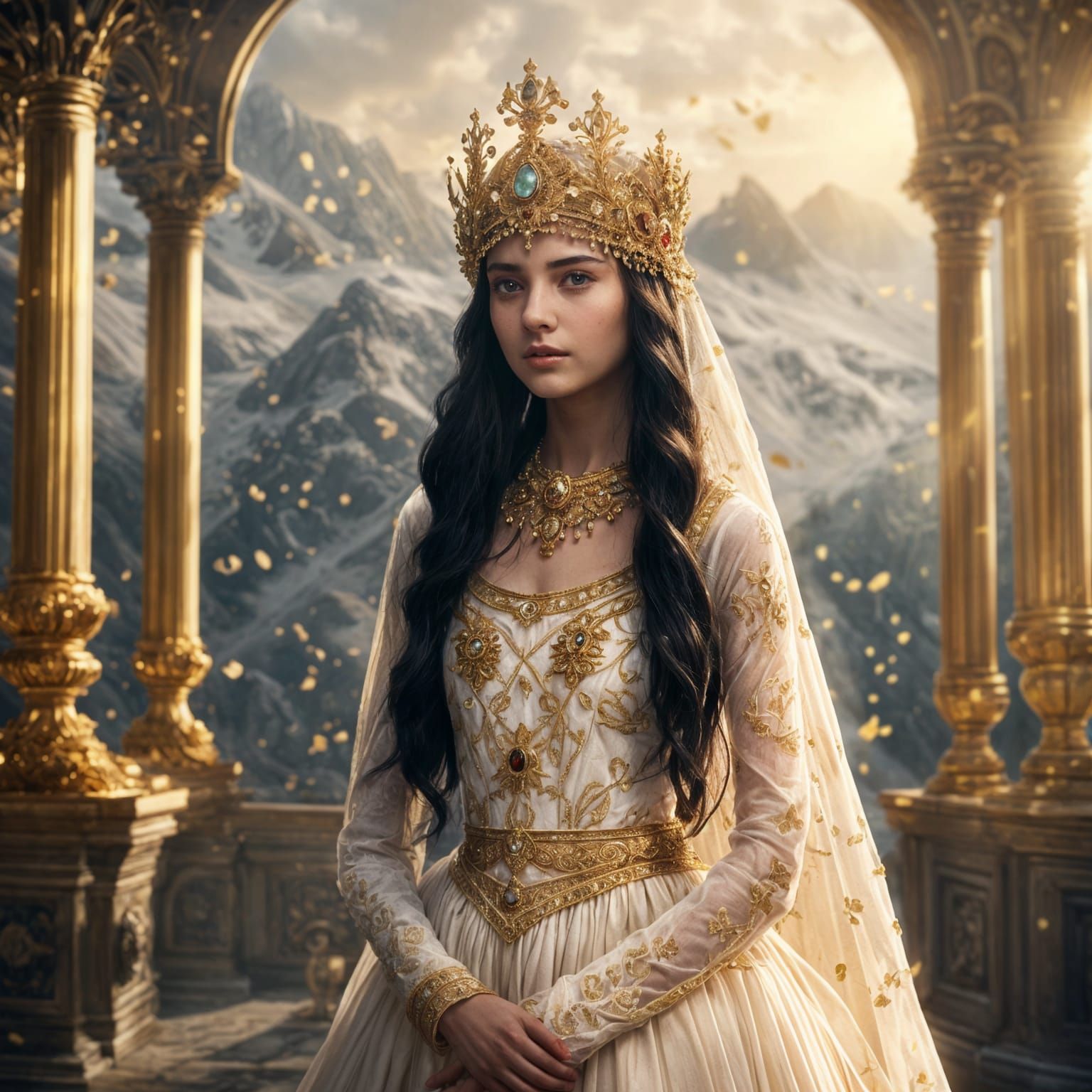 Epic Princess in Meticulous Digital Painting