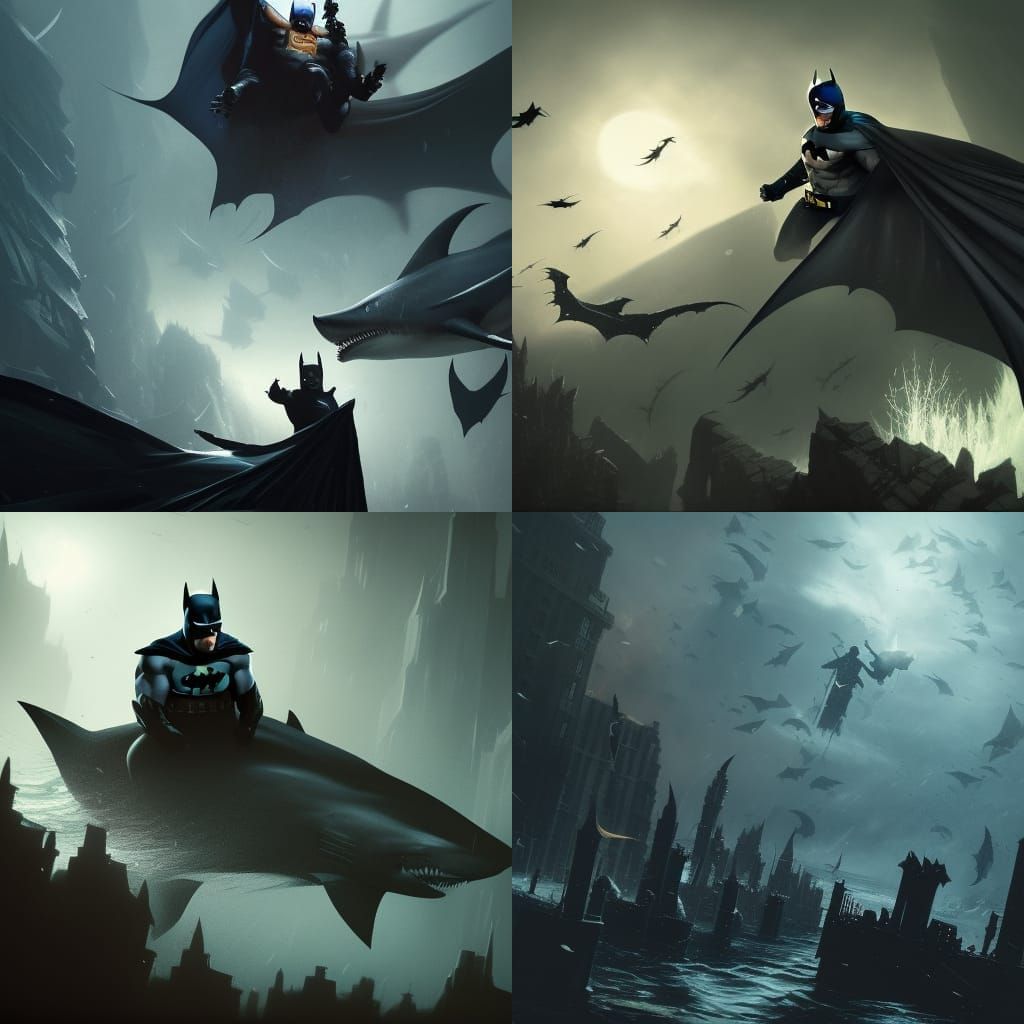 Batman, Trump, and Sharks: A Dark Fantasy Masterpiece