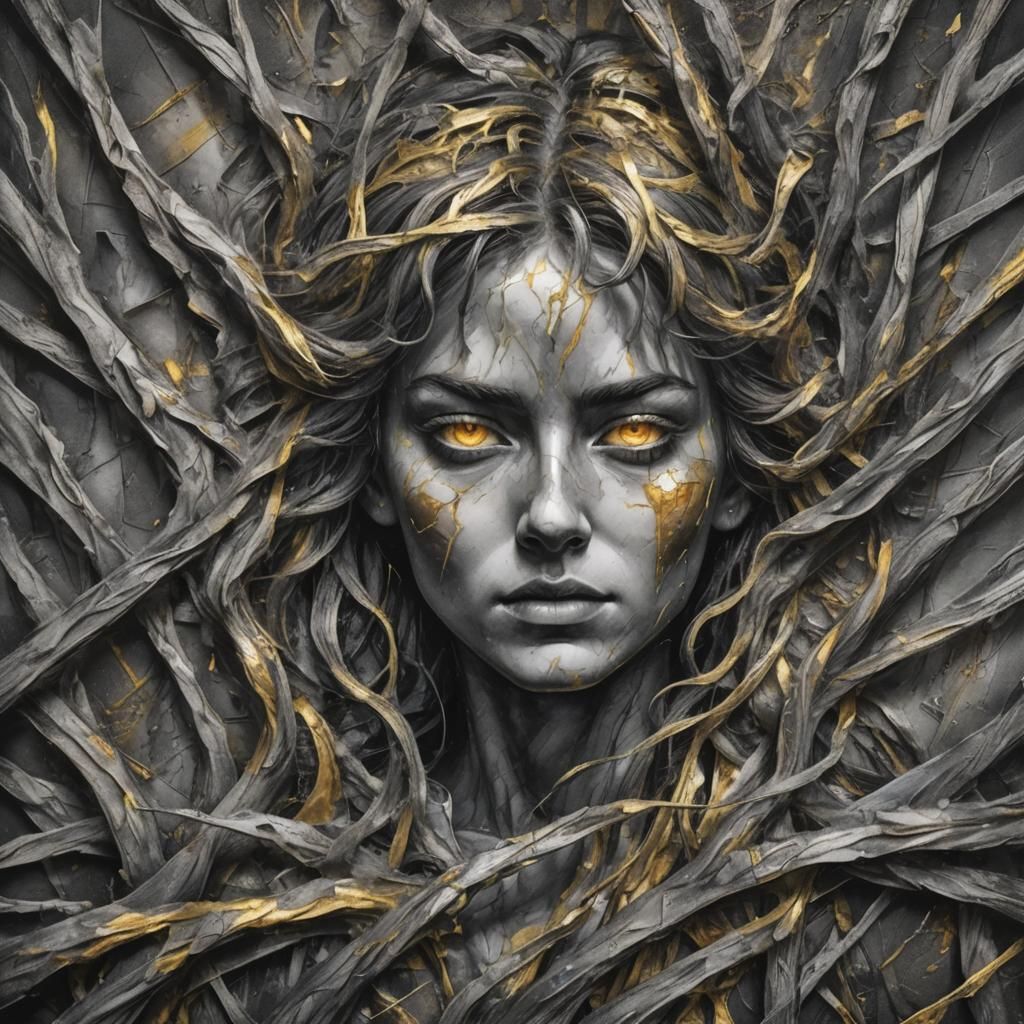 Expression of Free Will as Polychromatic Graffiti Art