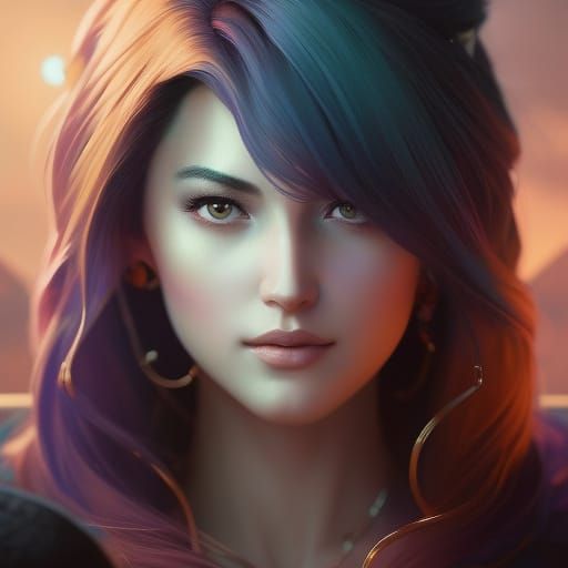Goodnight Moon Portrait in Artgerm Style