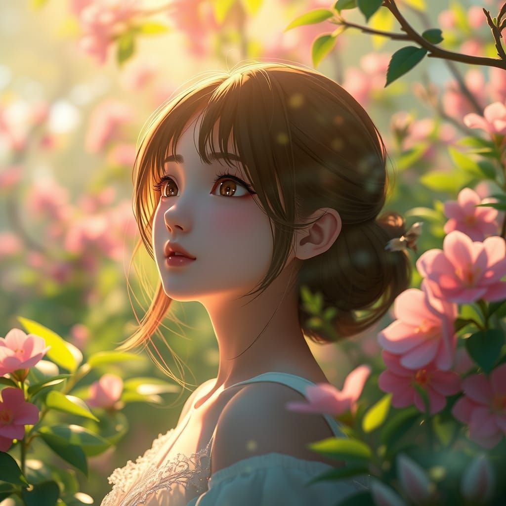 Ethereal Beauty in Ori-Inspired Double Exposure