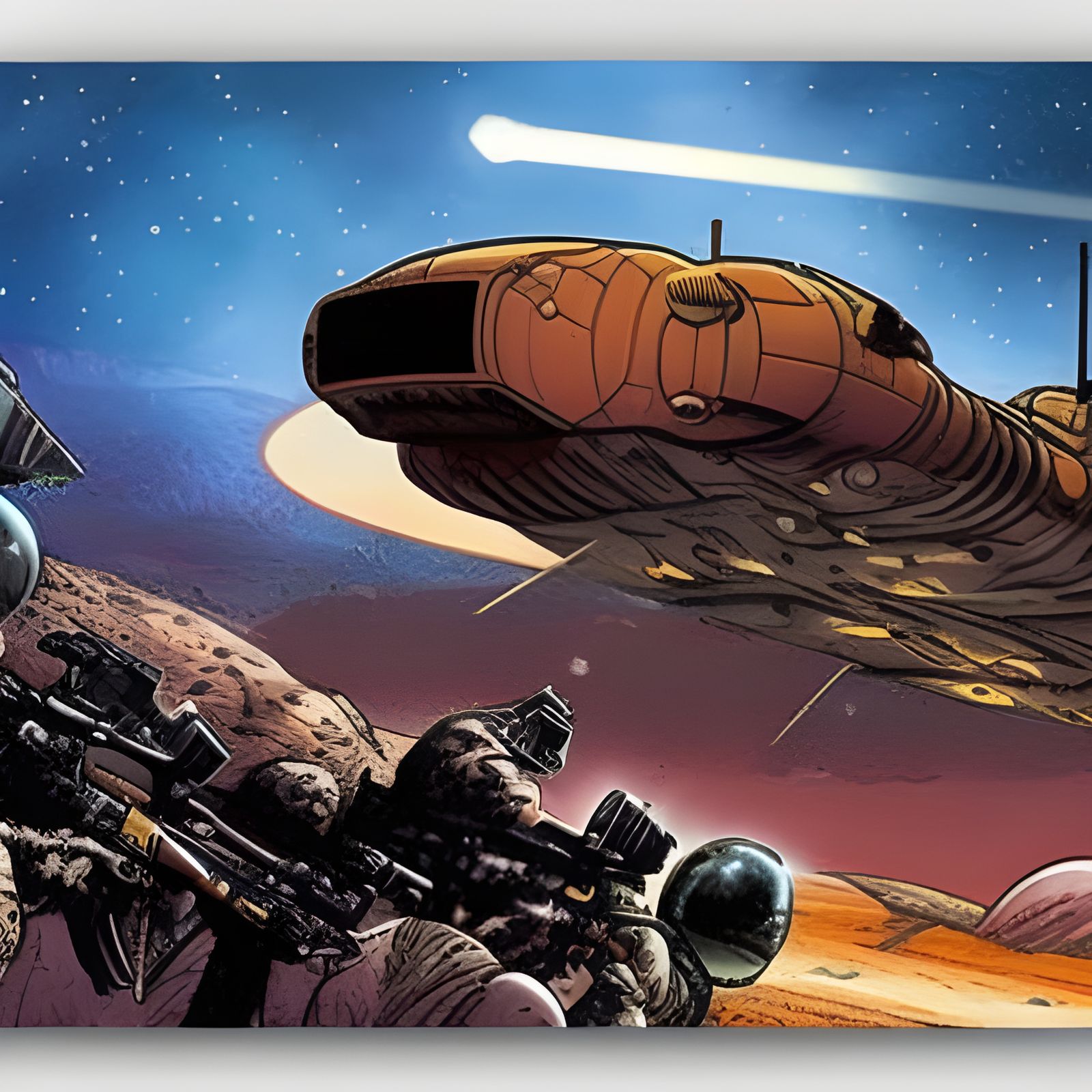 Ukraine Liberates Crimea on Mars in Comic Book Art