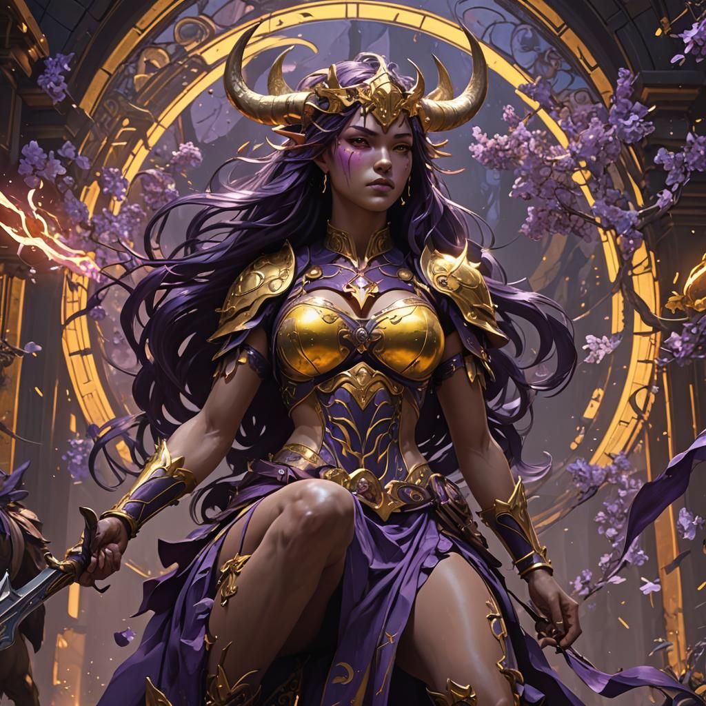 Yandere Centaur: Dark Fantasy Concept Art