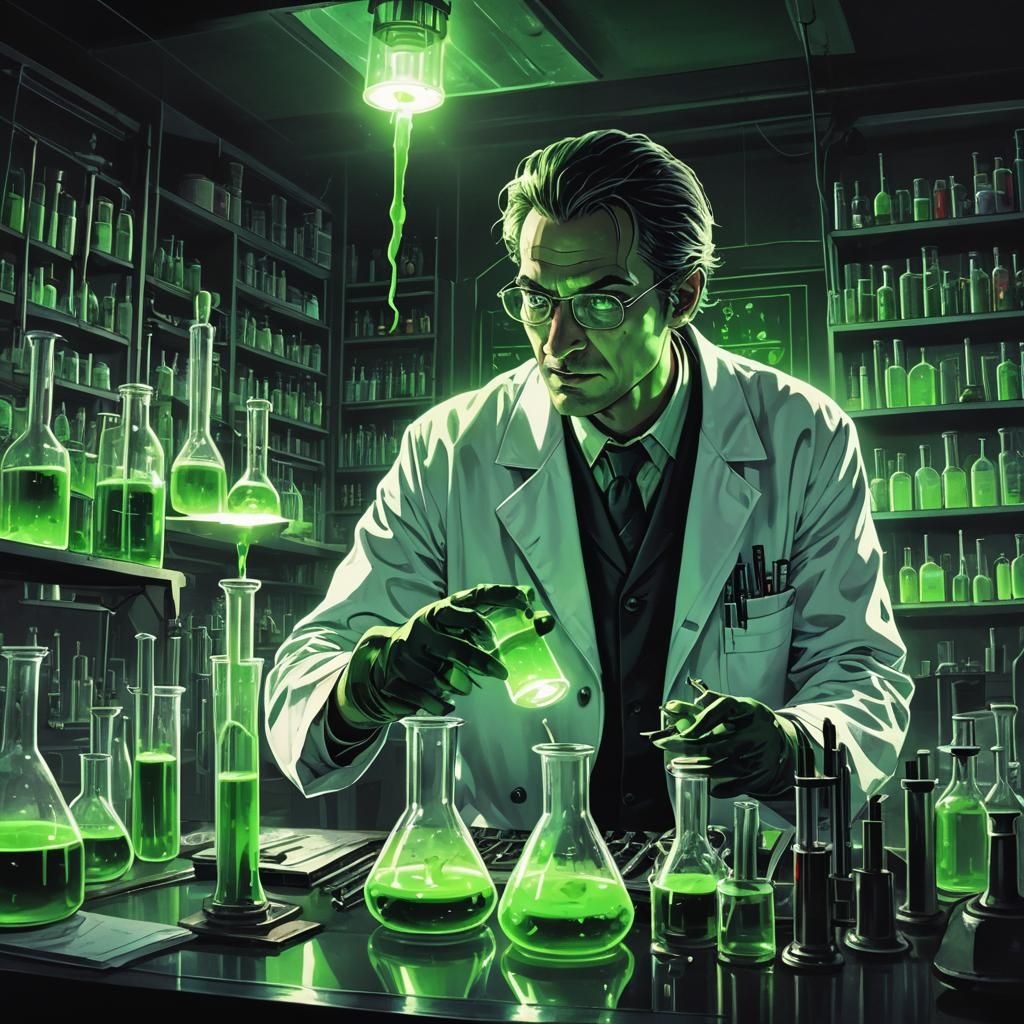 Gothic Sci-Fi Researcher Reanimates Head in Laboratory