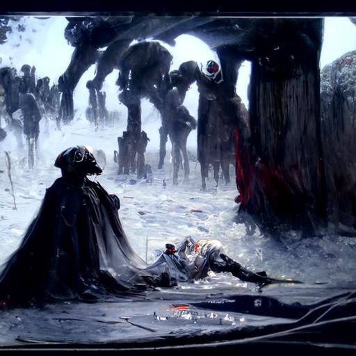 Star Wars Horror in Gustave Doré Style