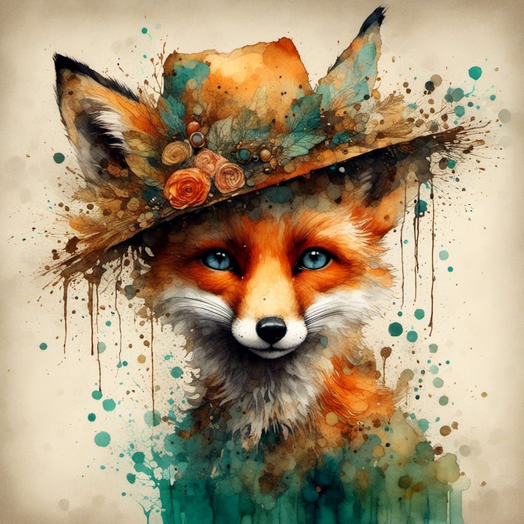 Fox in a Hat