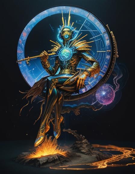 Hermes Trismegistus: Cassette Futurism Collage