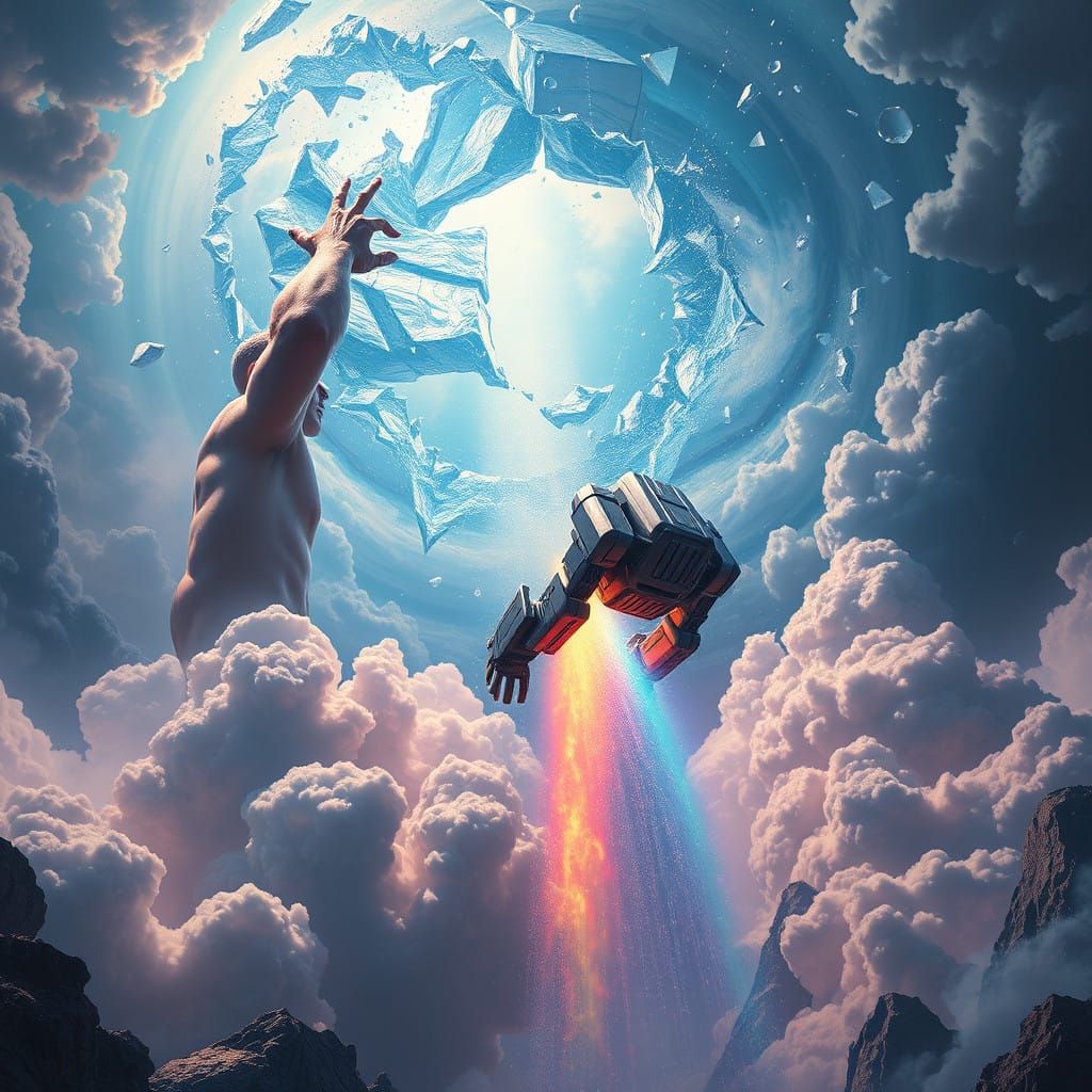 Colossal Man Shatters Divine Dome, Robot Descends to Wipe Ou...