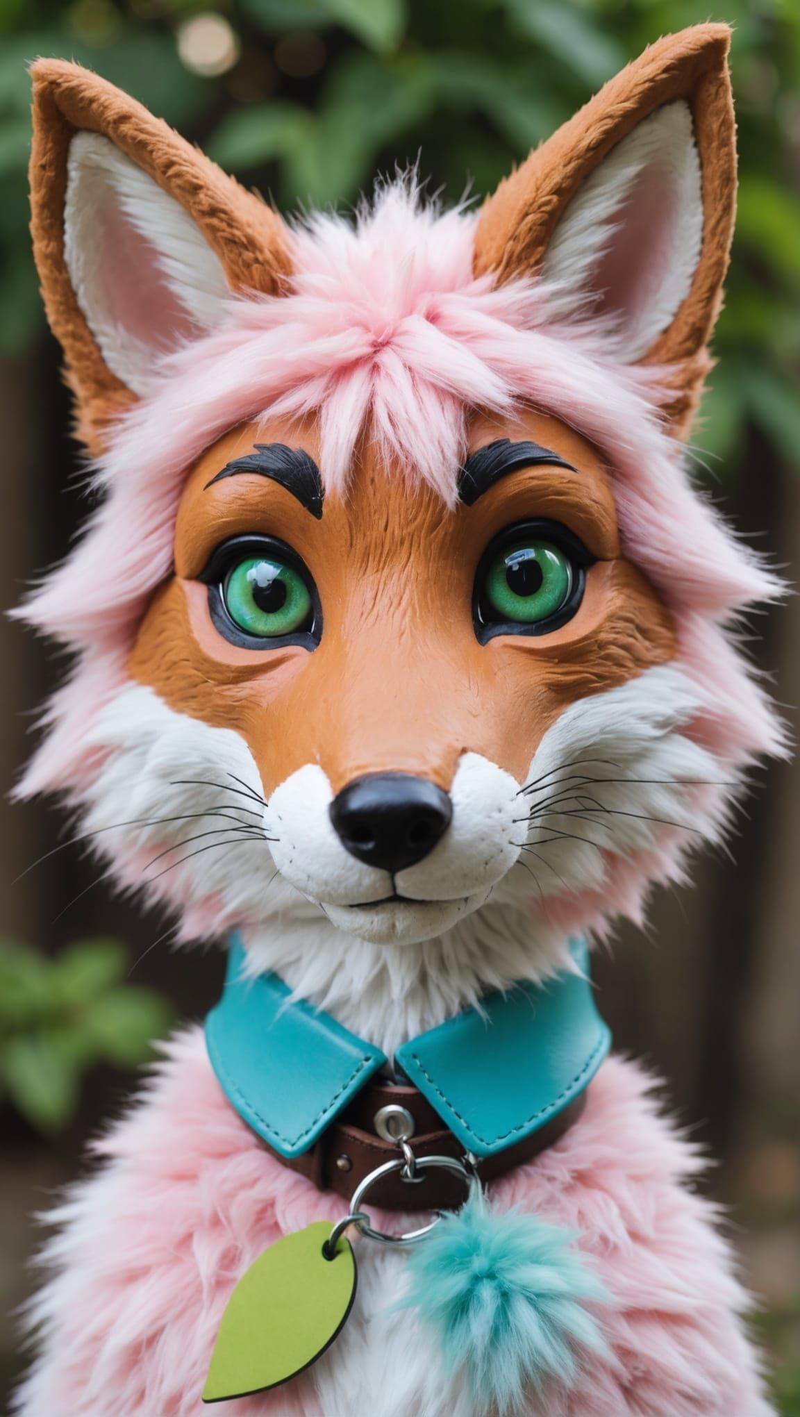 Pastel Fox Fursuit: Anthropomorphic Art