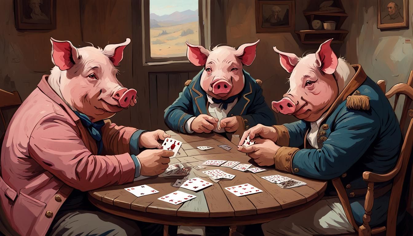 Pigs and Men Card Game by Wadim Kashin and Erin Hanson