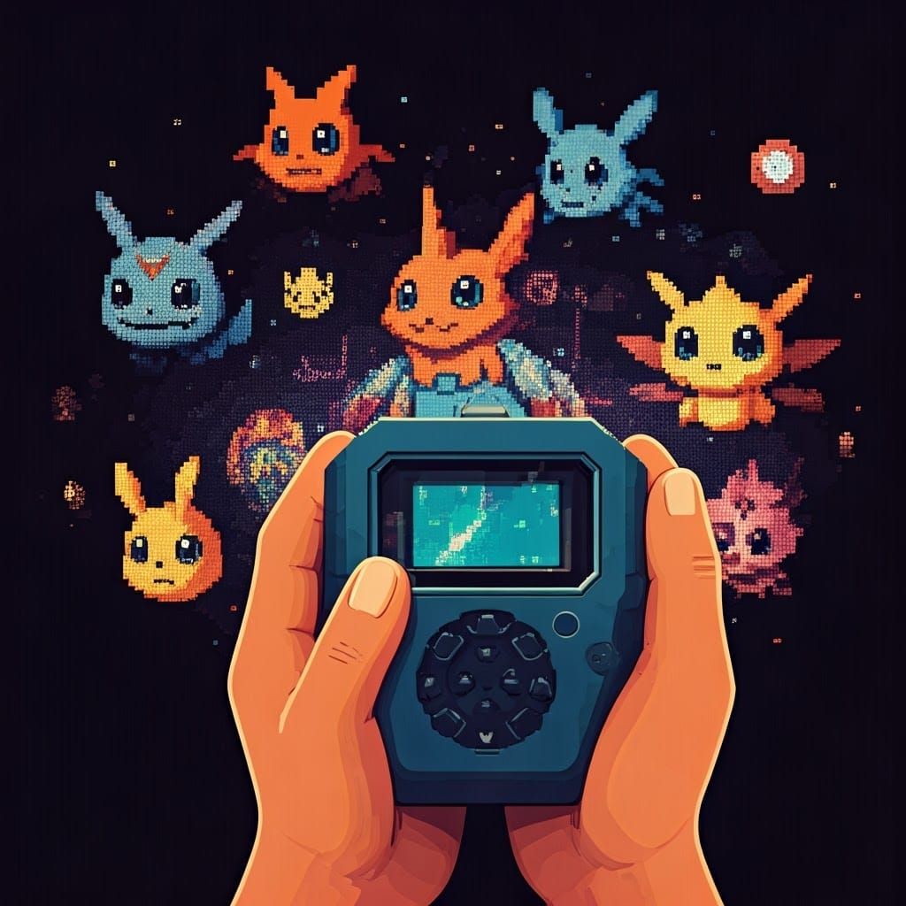 Nostalgic Pixel Art: Digimon Adventure