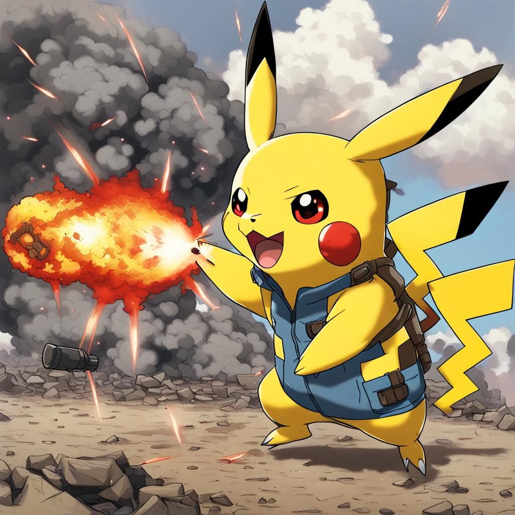 Pikachu Eats a Tactical Nuke