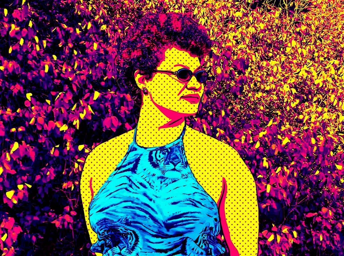 Reference Picture in Roy Lichtenstein Graphic Style