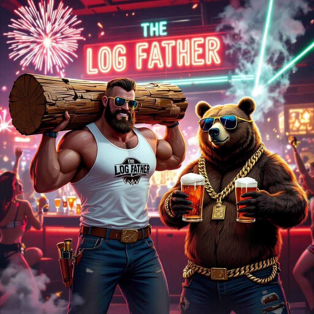 Lumberjack Rave: Neon Forest Party