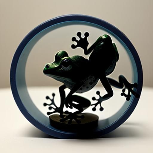 silhouette shrink-a-dink frog