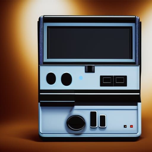 1980s Video Game Console Portrait