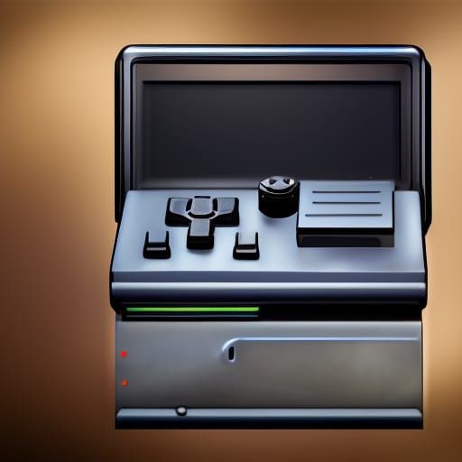 1980s Video Game Console Portrait