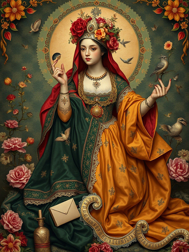 Trash Polka Allomancy: Exotic Botanical Illustration