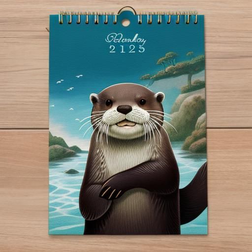 Otter calendar 2125