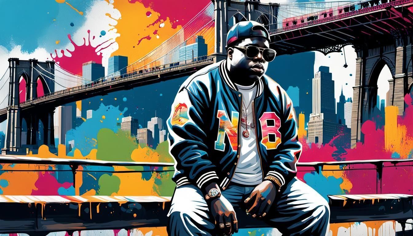 Notorious B.I.G. Skateboarding: Graffiti Street Art