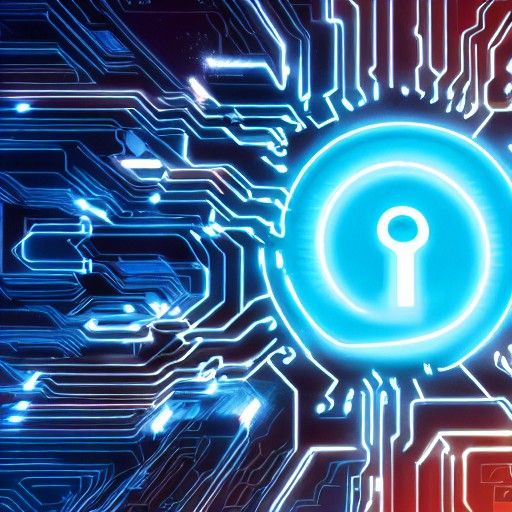 Futuristic 3D Cybersecurity and Internet Safety