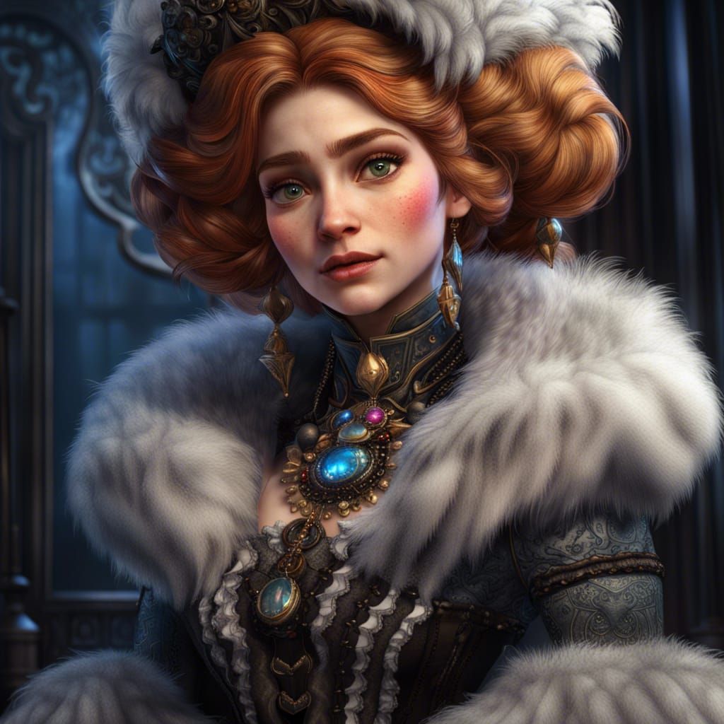 Victorian Princess Anna Portrait in Unreal Engine 5