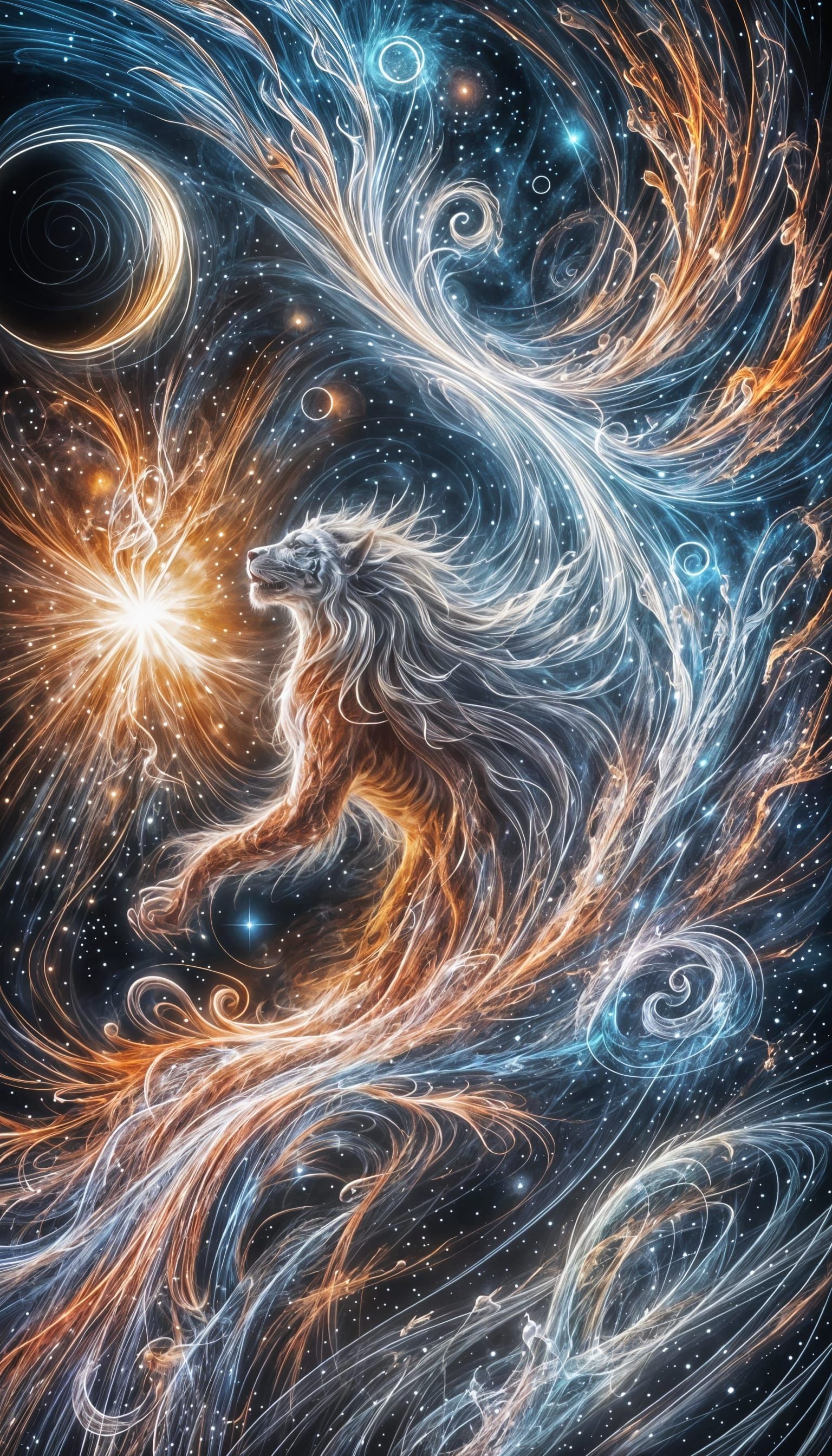 Mystical Dragon Unifying Masculine and Feminine Energies
