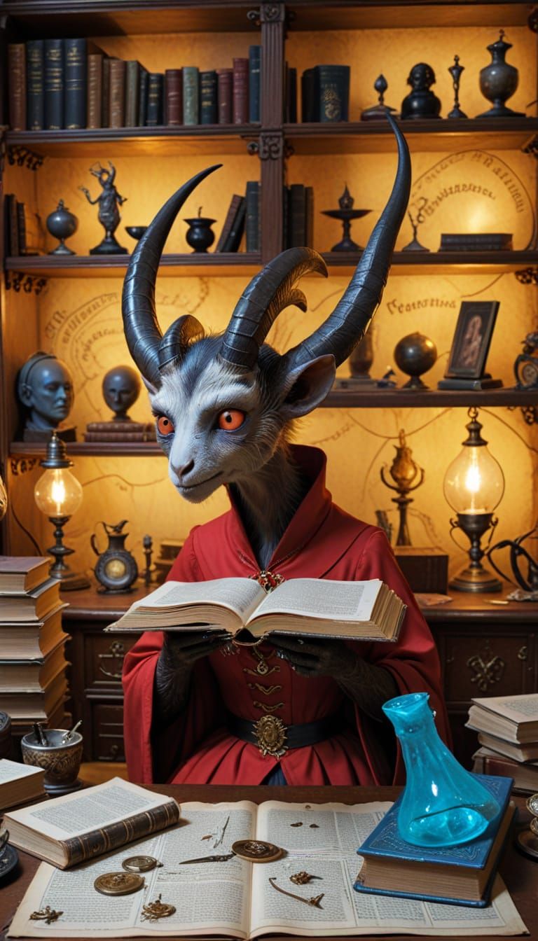 Ethereal Oracle Cover Art in Retro Cartoon Style