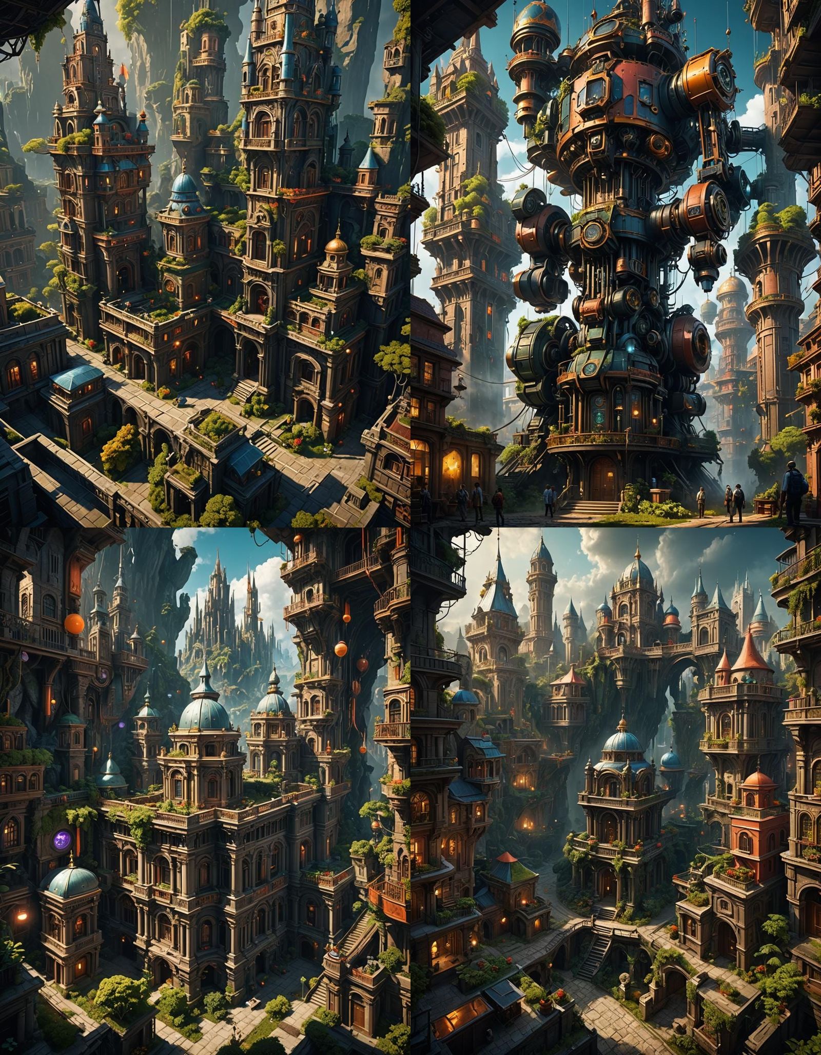 AI-Enhanced Graphic Arts Education: Detailed Matte Painting