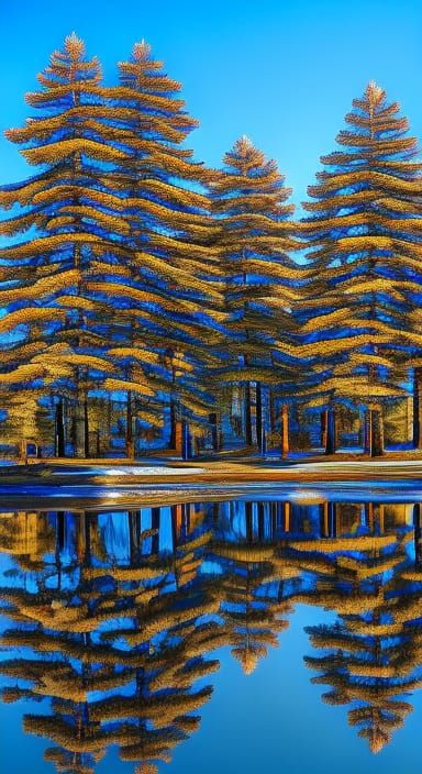 Four Seasons in Hyperrealistic Photorealistic Style