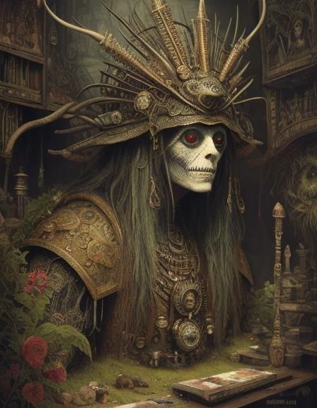 Surreal Cryptid Museum in Post-Apocalyptic Wonderland