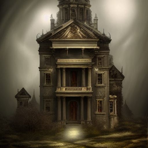 Chiaroscuro Haunted House on a Hill