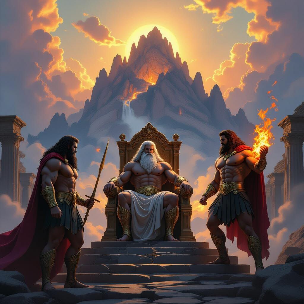 Mythical Mount Olympus: Zeus, Hades, and Hercules in Epic Fa...